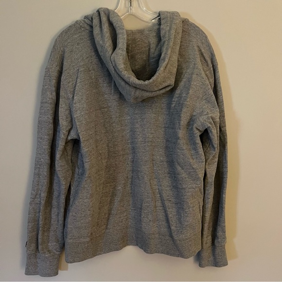 American Eagle Gray Zip Hooded Jacket - Men’s Medium - Picture 5 of 5